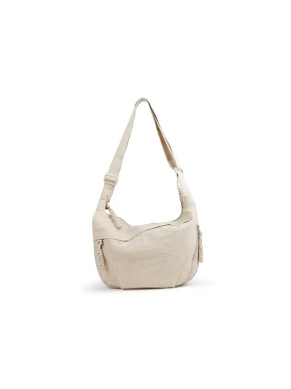 Nylon Crescent Crossbody Bag Lightweight Sling Dumpling Shoulder Bag Adjustable